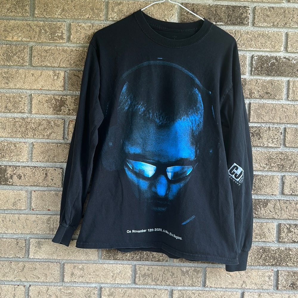 Cactus Jack by Travis Scott Corrupted long sleeve tee. SZ Small